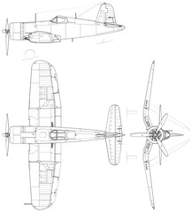 Fighter jet planes 3 view, blueprints, svg cut file, cnc cut file, engraving file, CNC router file, laser cutting, Cricut File, isolated, Engraving model