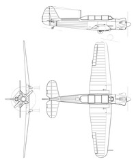 Fighter jet planes 3 view, blueprints, svg cut file, cnc cut file, engraving file, CNC router file, laser cutting, Cricut File, isolated, Engraving model