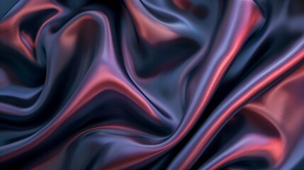 Obraz premium Luxurious silk fabric has a smooth texture and vibrant colors, perfect for elegant garments or home décor.