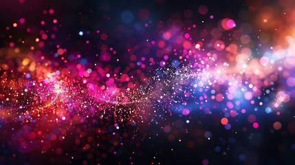 texture, party, glittering, luxury, circle, dust, festive, wallpaper, glamour, illustration, glistering, horizontal, new, dark, yellow, glitter, particle, blurry, spark, background, light, christmas, 