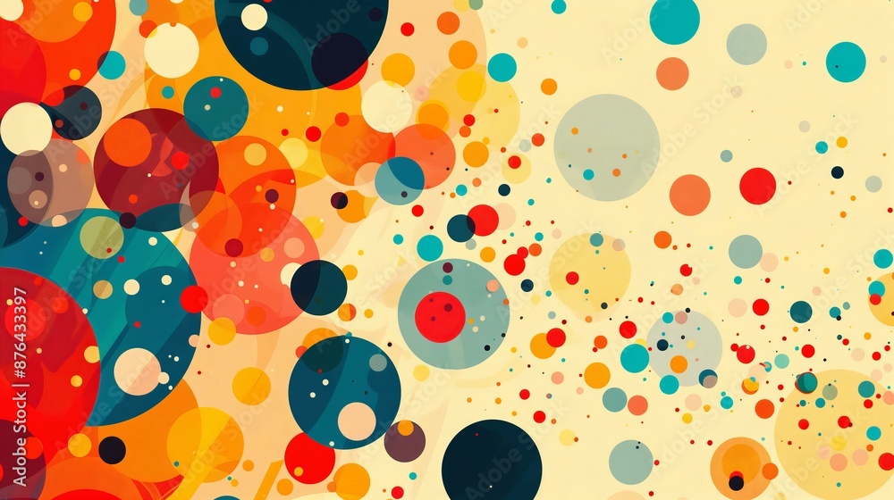 Poster dot patterns in graphic design create a dynamic, sophisticated look, adding texture and visual inter