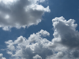 blue sky with clouds