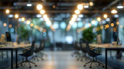 Modern Office Background for Presentations Generative AI