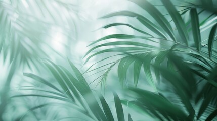 Tropical Oasis Background for Summer Designs Generative AI