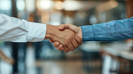 Successful Business Handshake in Corporate Setting, partners, deals, business, finance, marketing, cooperation, team