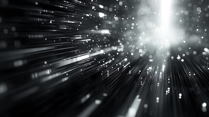 Abstract futuristic bokeh light background with technology and modern digital blur patterns