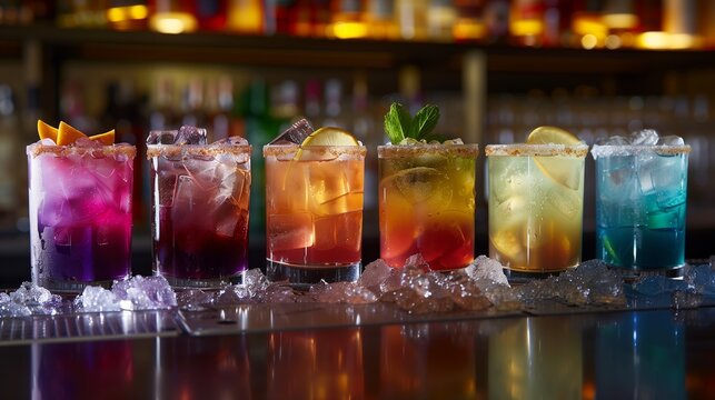 Dive into a spectrum of taste with our best-selling cocktails! - Powered by Adobe