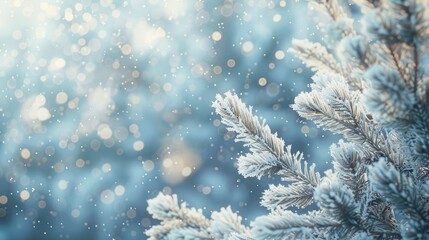 Winter Wonderland Scene for Holiday Cards Generative AI