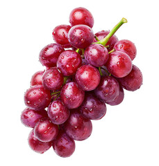 Fototapeta premium Grapes on isolated transparent background