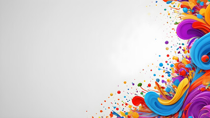 Fototapeta premium Colorful template design for greeting card. Invitation card template suitable for wedding, greeting, banner, cover. invitation card template design.