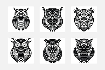 set of owls