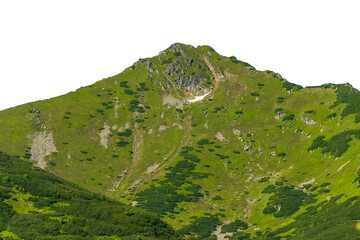 Green mountains in summer.  © K. Yeudakimava