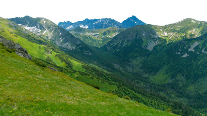 Obraz premium landscape in the mountains. Isolated