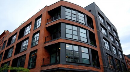 A rental property in a commercial building, depicting urban real estate investment and management.