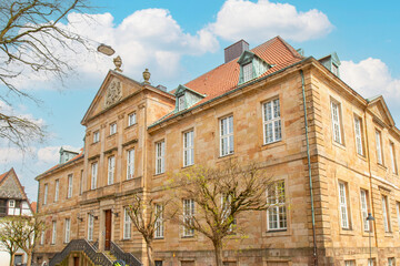 Fototapeta premium Archiepiscopal Vicariate General in Osnabrück (Bistum Osnabrück Bischöfliches Generalvikariat) Osnabrück Lower Saxony (in german Niedersachsen) Germany