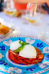 Tomato and mozzarella salad