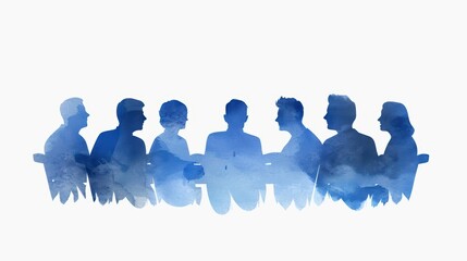 A bright watercolor illustration of TCFD Task Force on Climaterelated Financial Disclosures