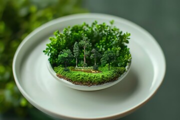 A conceptual farmtotable restaurant serves strange