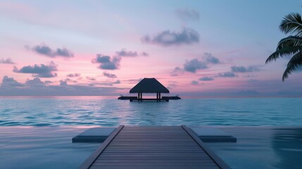 A hightech beachside wellness retreat offers enchanted yoga sessions on a strange beach where the air is filled with soothing magical energies and the horizon is adorned with float