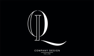 LO, OL, L, O Abstract Letters Logo Monogram Design Font Icon
