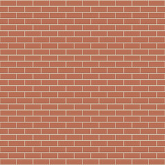 Vektör kırmızı tuğla duvar arka plan - İllüstrasyon