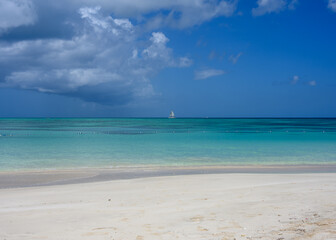 Sailboat in the Caribbean