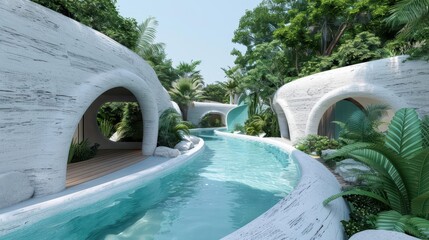 An advanced wellness retreat offers treatments with strange