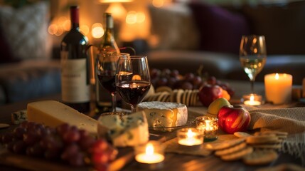 Enchanting Wine and Cheese Soiree A Luxurious Affair of Elegance and Indulgence