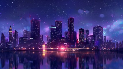 city, night, anime, light, background, building, urban, architecture, street, futuristic, neon, sky, japan, landscape, japanese, wallpaper, cartoon, town, beautiful, travel, view, animation, fantasy, 