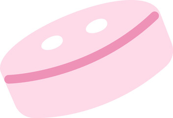 Sewing Button Hand Drawn