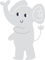 Elephant Hand Drawn