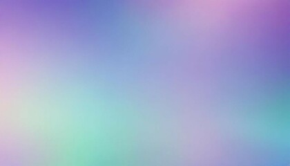 Obraz premium Blue, purple, green gradient. Soft pastel color gradient. Holographic blurred abstract background