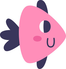 Cartoon Fish Hand Drawn