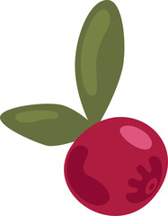 Cranberry With Leaves