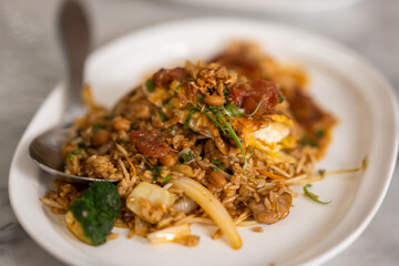 beef with rice and vegetables