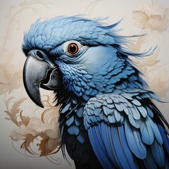Obraz premium blue and yellow macaw