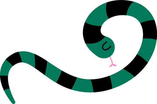 Abstract Snake Handdrawn