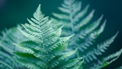 close up of fern