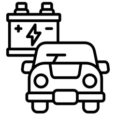 Car Battery Icon