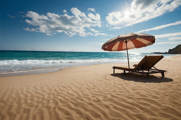 Fototapeta premium a beautiful beach with no human beings