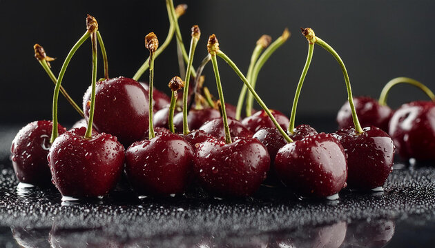 Muchas cerezas, guindas