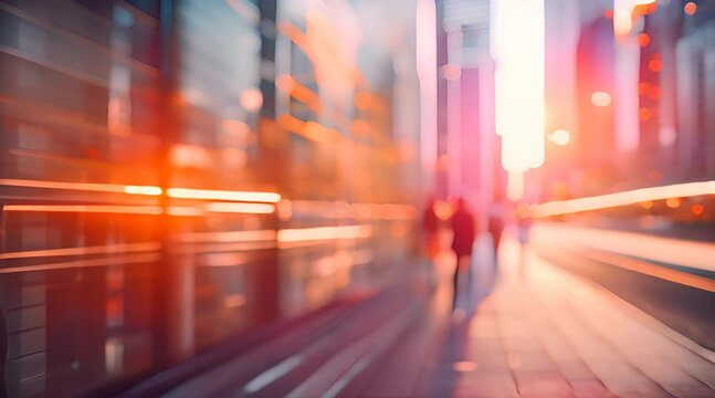 Fast paced and ever changing landscape of a dynamic business environment. The energy and vibrancy of a bustling corporate environment. Abstract business background.
