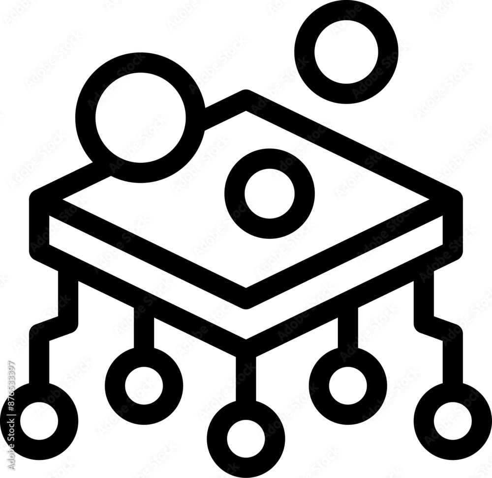 Poster platform is connecting with nodes, representing the learning process of a neural network