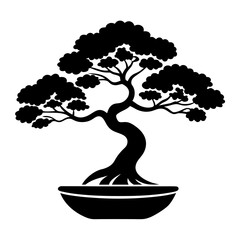  Bonsai Logo Vector Silhouette | High-Quality Design for Branding