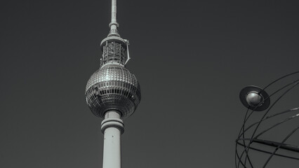 The famous Berlin TV Tower