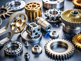 High-precision metal and plastic mechanical components, produced with cutting-edge 3D printing technology