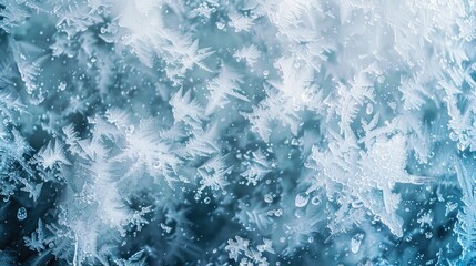 Fototapeta premium Snowy ice texture winter backdrop