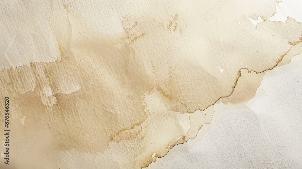 Canvas Prints Detailed image of textured beige watercolor paper background