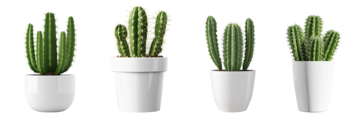 cactus isolated on white