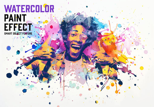 Watercolor Paint Effect with Generative AI